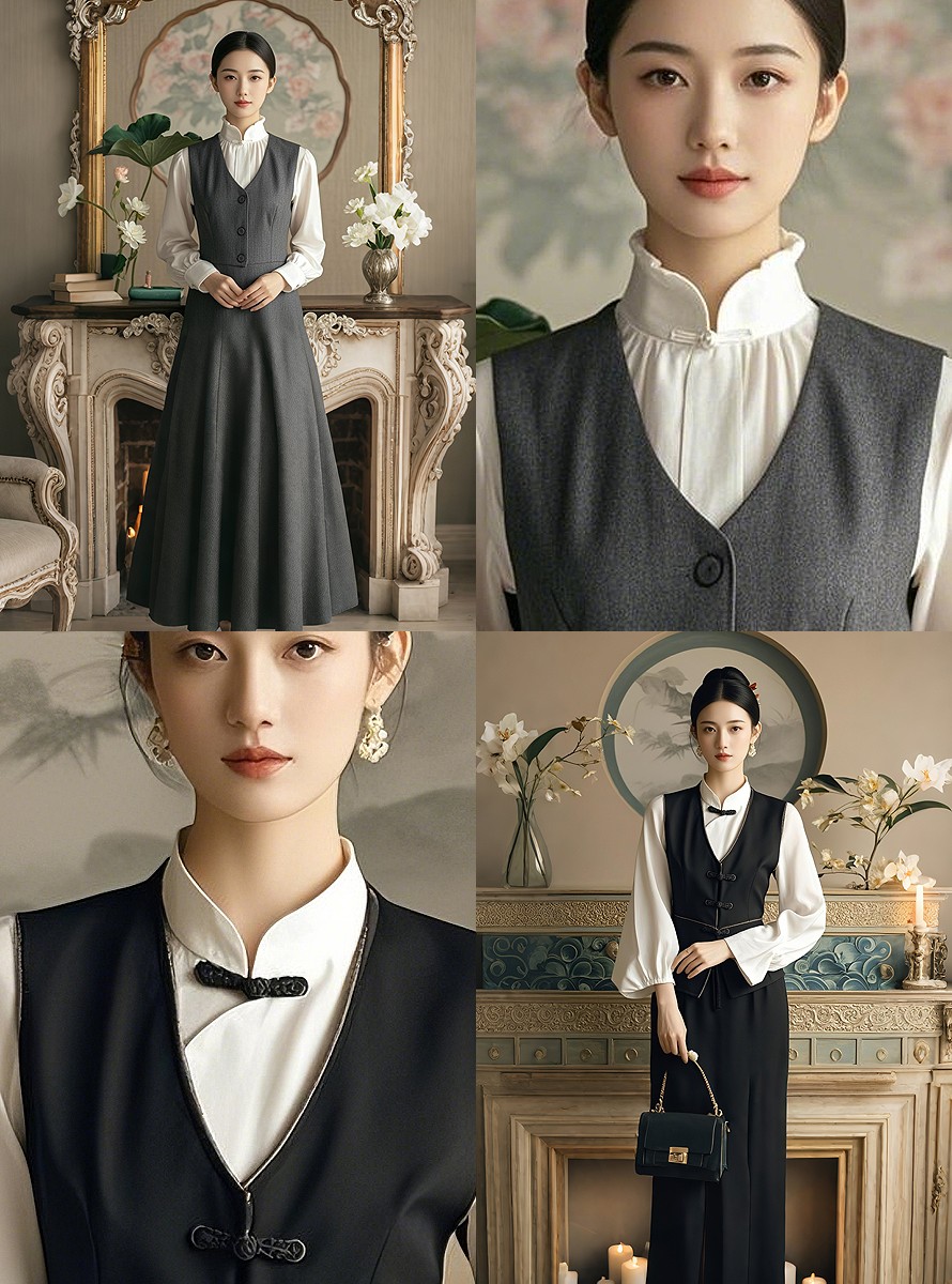 东方雅韵制服图鉴｜国风美学客服人员制服书籍画册
