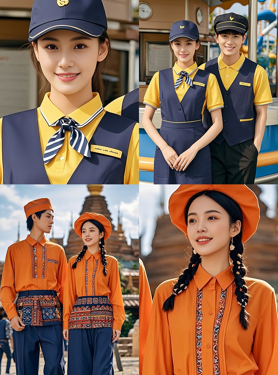 文旅产业工作服设计方案-主题乐园员工制服图鉴