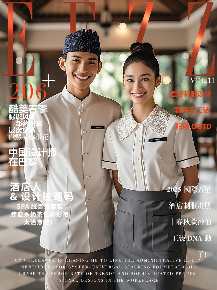 国际五星级酒店职业美学图鉴VOL.11—春秋季制服款式趋势图书