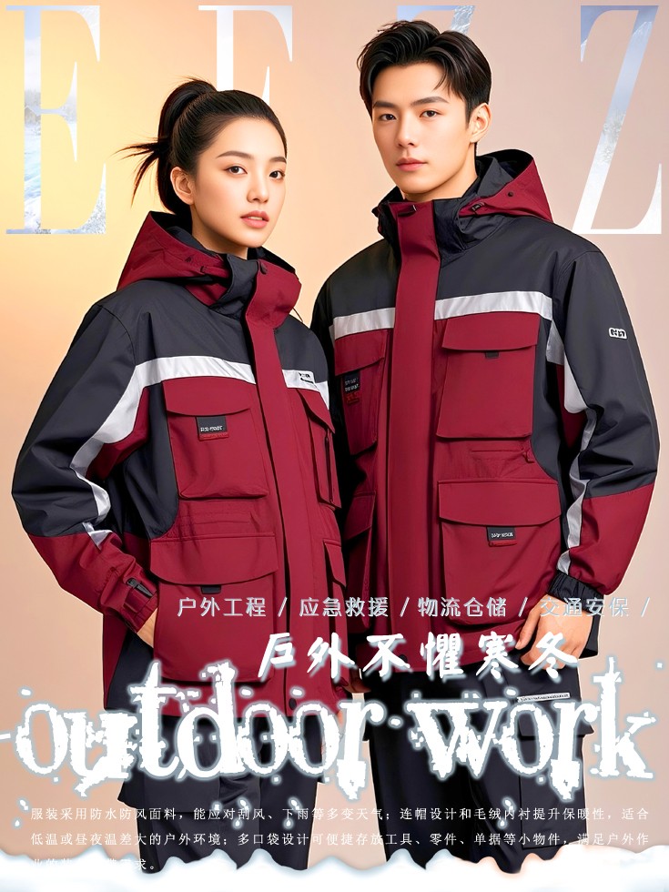 户外作业工装图鉴：抗风防水保暖工作服场景化方案