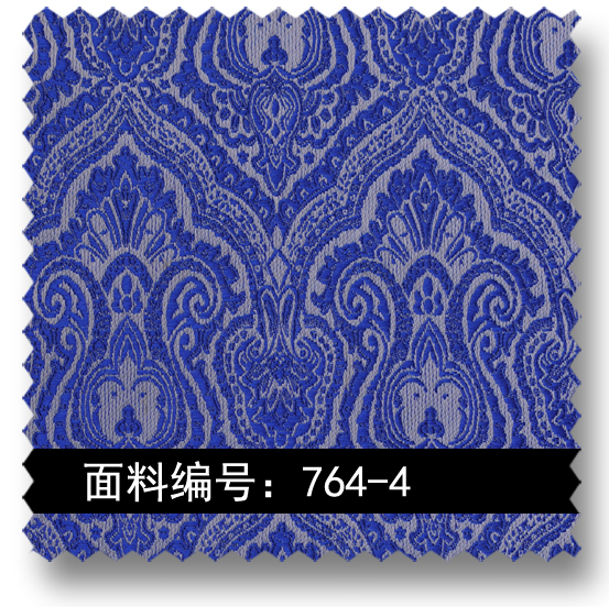 传统大棱型高密色织提花面料 764-4