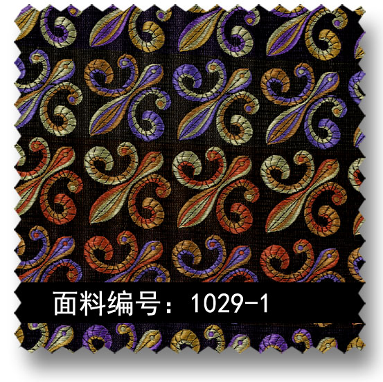 欧式图案高密色织提花面料 1029-1