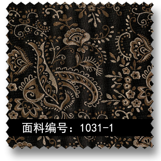 欧式花纹高密色织提花面料 1031-1