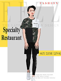 新款短袖女款快餐店服务员制服设计图271