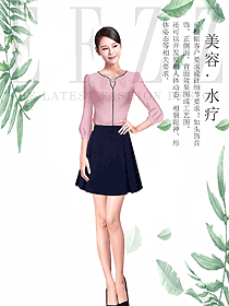 时尚女款SPA水疗会所咨客制服设计图507