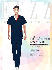 时尚男款医护服手术服制服设计图777