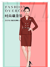 时尚女秋冬职业装制服设计图1652