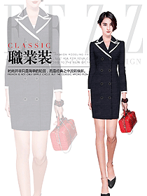 新款女职业装夏装制服设计图977