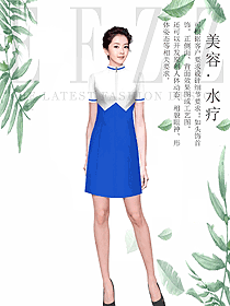 时尚女款总台收银接待制服设计图449