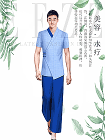 新款美容养生技师工作制服设计图864