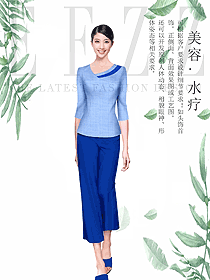 时尚夏装美容技师制服设计图867