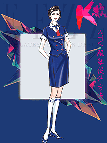 时尚夜总会KTV服务员制服设计图628