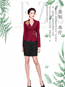 桑拿水区总台服务员制服款式图493