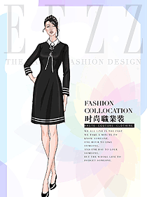 原创服装设计女职业装夏装制服设计图1077