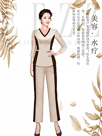 美容养生会所技师制服设计图912