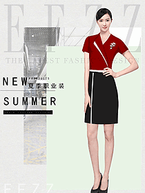 新款女职业装夏装服装款式图1142