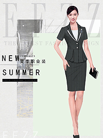 女职业装夏装制服设计图1147
