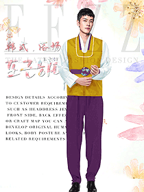韩式桑拿spa总台收银接待服装款式图497