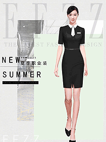 女职业装夏装制服设计图1169