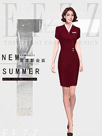 女职业装夏装制服设计图1191