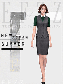 新款女职业装夏装服装款式图1194