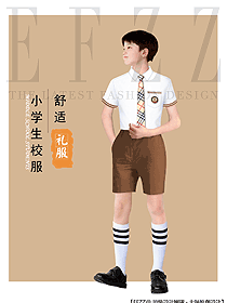 国际中小学校学生服装设计效果图376