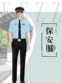 时尚男款短袖保安服设计图450