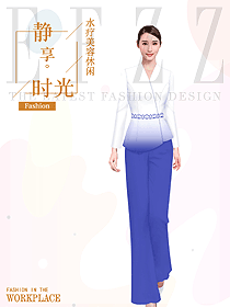 新款按摩技师服款式设计图1598