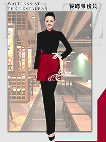 火锅连锁餐饮女服务员制服款式图514
