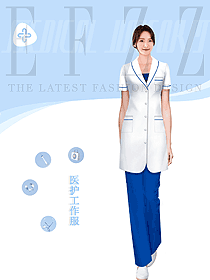 高清原创定制女护士服装款式图