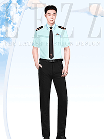 航空公司夏季短袖衬衫职业装设计案例