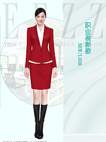 红色西装套装女秋冬一粒扣新款职业装气质正装西服外套