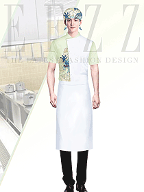 原创风厨师高级定制服装设计效果图