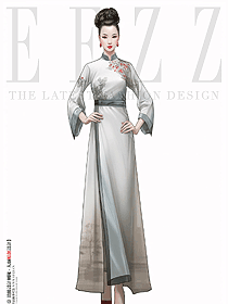 新中式汉服中国传统配色系列-青山黛色系设计