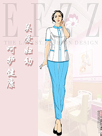  上海市某儿童医院定制设计服装-护士工作服