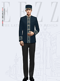 酒店门童套装-礼仪乐队工作服装秋冬款