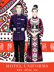 云贵川特色中国风度假旅游景区-少数民族员工工作服装定制设计