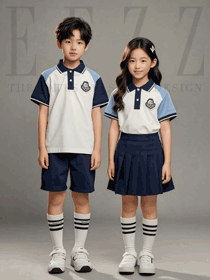 儿童班服套装学院风幼儿园夏季园服