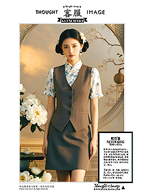东方雅韵工作制服，以传统美学赋能场景形象