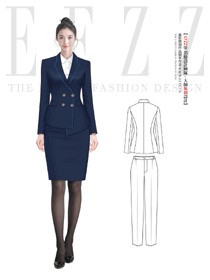 深冬商务雅细：商场案场接待岗定制套装