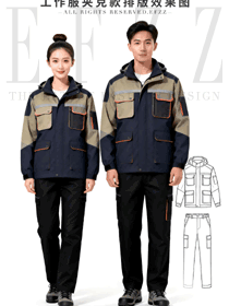 仓储物流维保外勤分级配色定制设计工作服