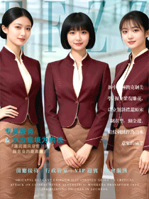 东方制式国风美学：多色系新中式前厅管家VIP接待员工作服合集