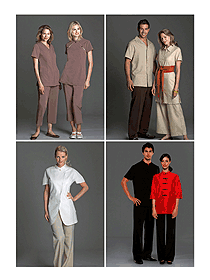 Hotel uniforms 水疗SPA会所制服书籍C
