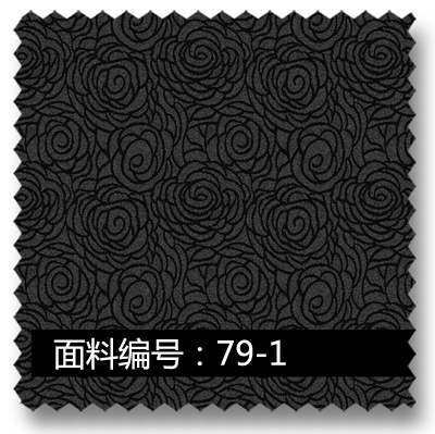 黑灰色玫瑰花提花面料79-1 79-1 黑灰色玫瑰花提花面料79-1 79-1