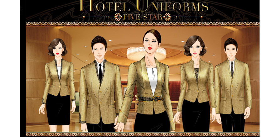 国际五星级酒店服装系列方案画册五