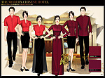 新中式酒店餐饮服务员服装设计方案第二册
