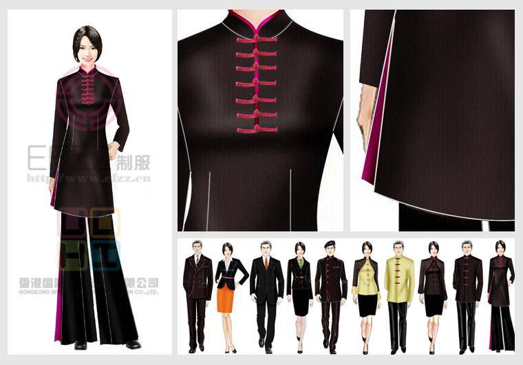 宝龙大酒店服装设计图片