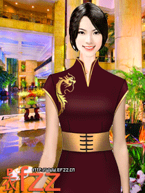 中餐厅服务员制服系列图片