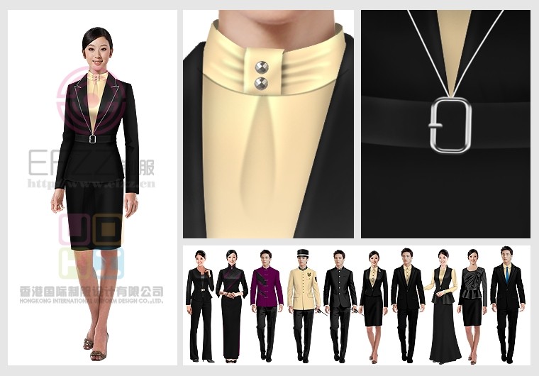原创经典酒店制服系列设计方案