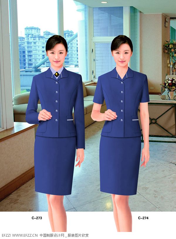 化妆品营业员服装037